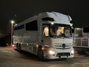 26 TONNE external photo front view night time